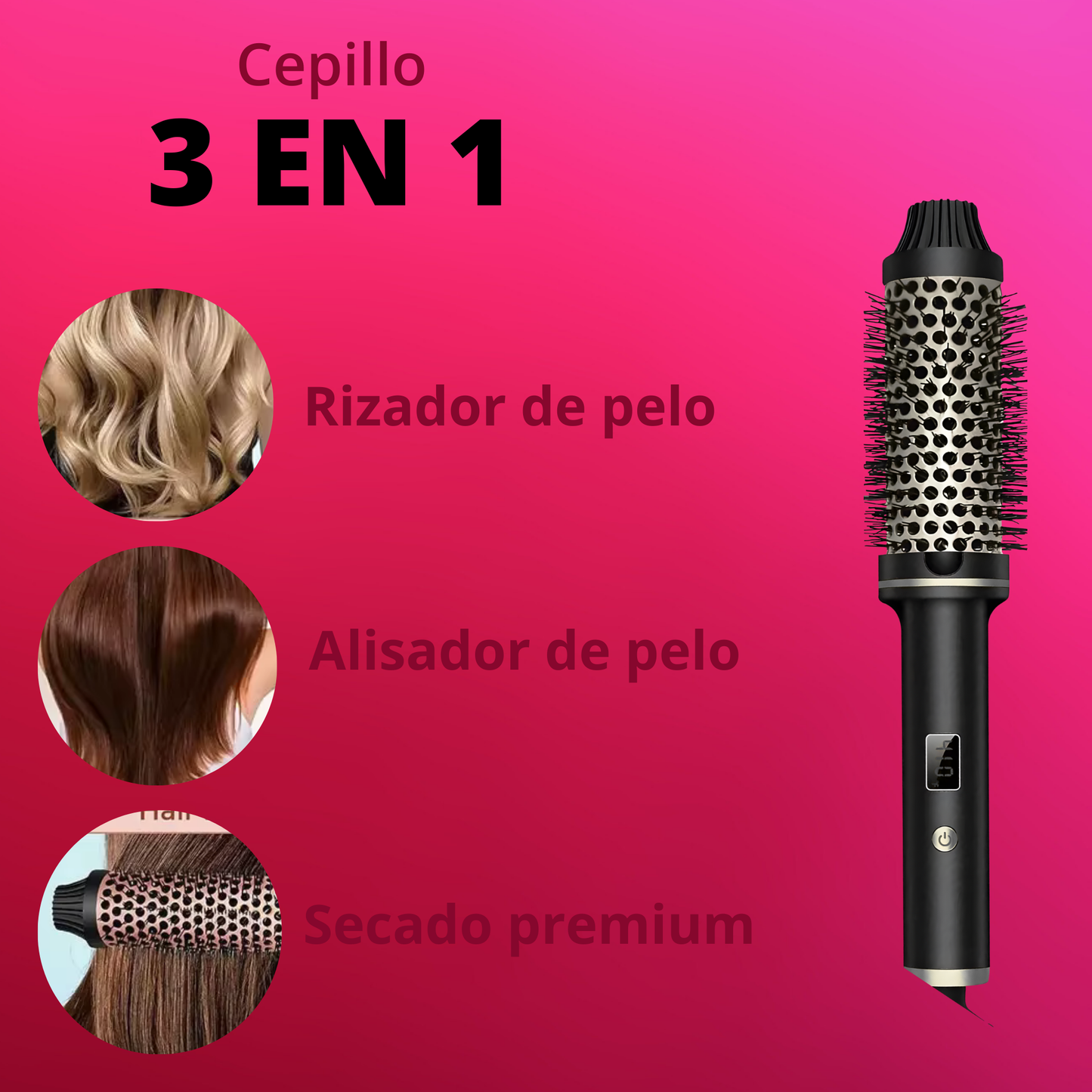 Cepillo 3 en 1